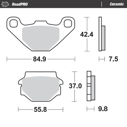 Front pad Ceramic series