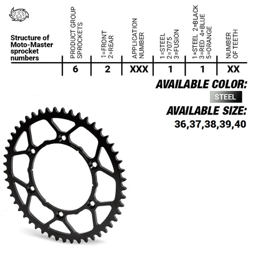 Rear Sprocket Steel