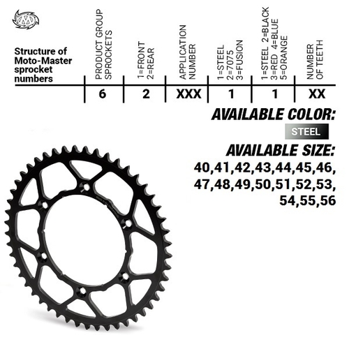 Rear Sprocket Steel