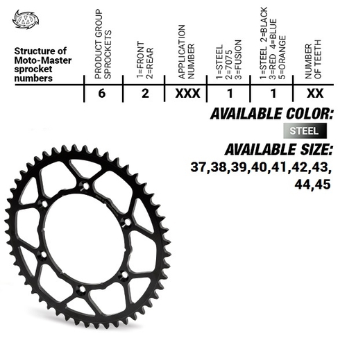 Rear Sprocket Steel