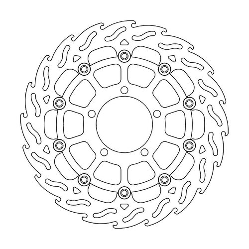 Front left floating Flame series
