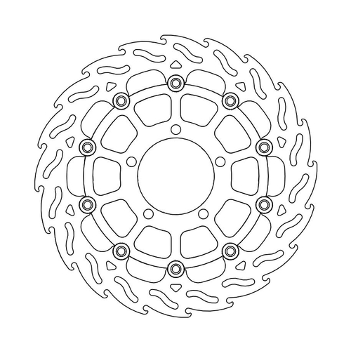 Front right floating Flame series