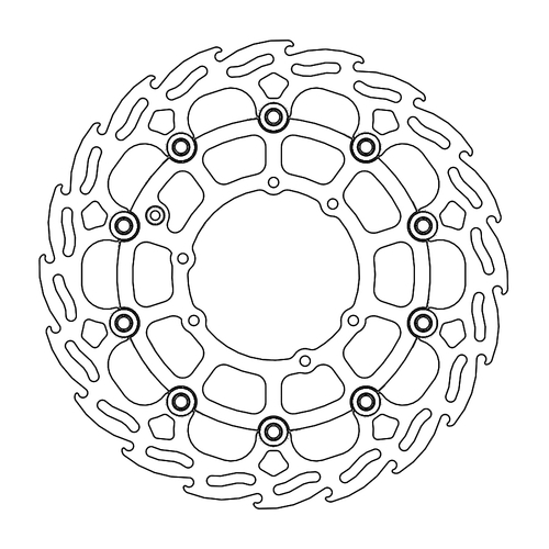 Front Floating 298mm Rally / Dakar series