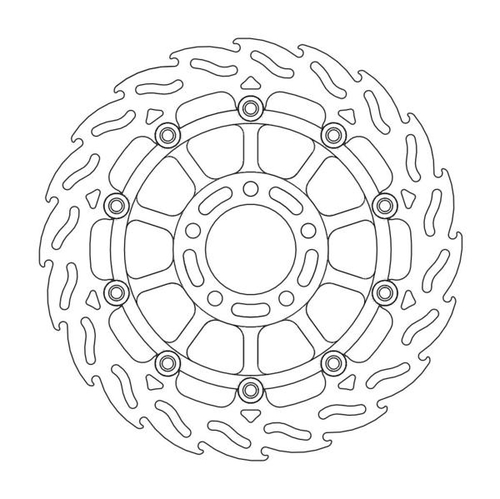 Front right floating Flame series