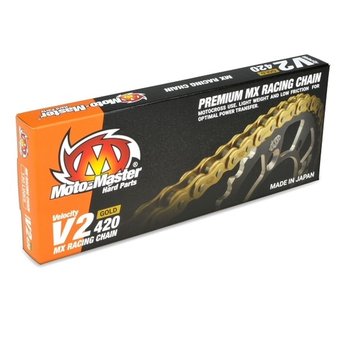 MOTO MASTER- CATENA MX V2(SENZA O-R)415- 420- 428 e 520. - Chain 420