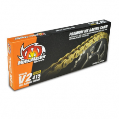 MOTO MASTER- CATENA MX V2(SENZA O-R)415- 420- 428 e 520. 