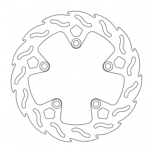 110280 DISCO FR.FIAMMA POST.YAM FZ1/6-MT03