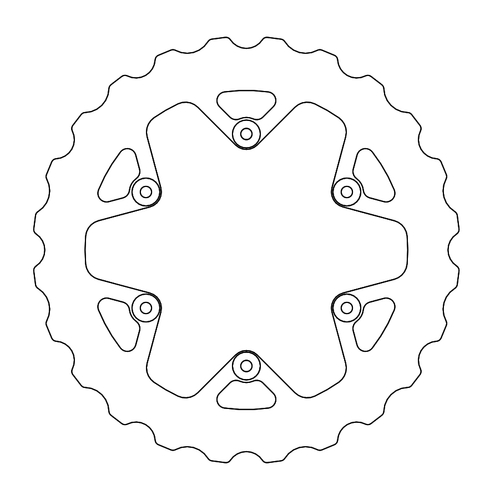 110641 DISCO FRENO NITRO MUD POST. YAMAHA