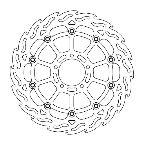 Front left floating Flame series