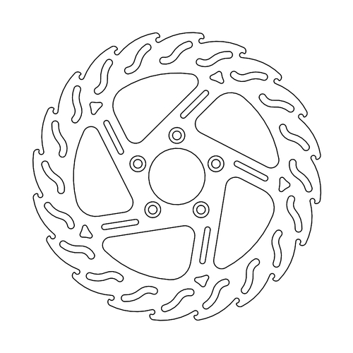 Front left fixed Custom Flame series