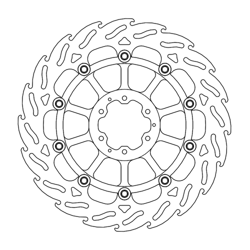 Front left floating Flame series