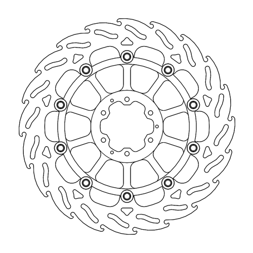 Front right floating Flame series