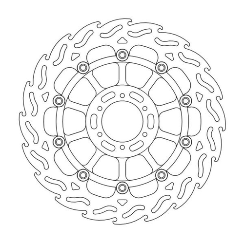 Front left floating Flame series