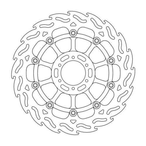 Front right floating Flame series