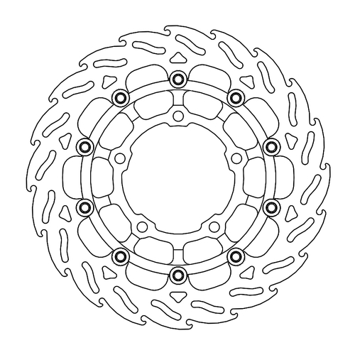 Front right floating Flame series
