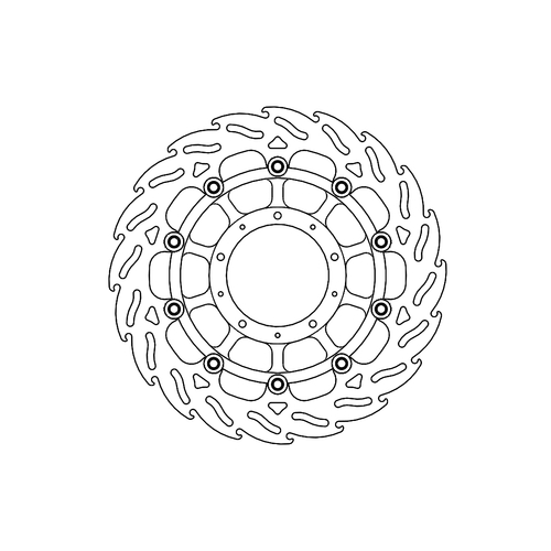 Front right floating Flame series