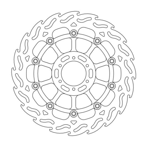 Front left floating Flame series