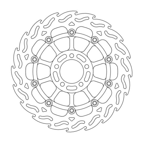 Front left floating Flame series