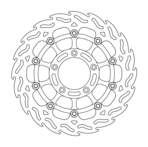 Front right floating Flame series