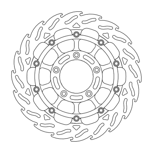 Front left Flame Racing series