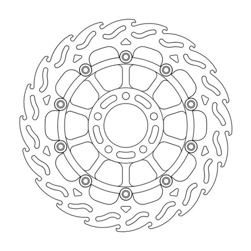 Front left floating Flame series