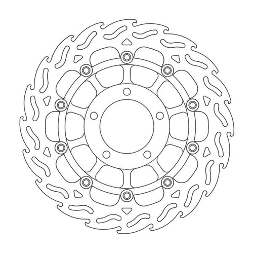Front left floating Flame series