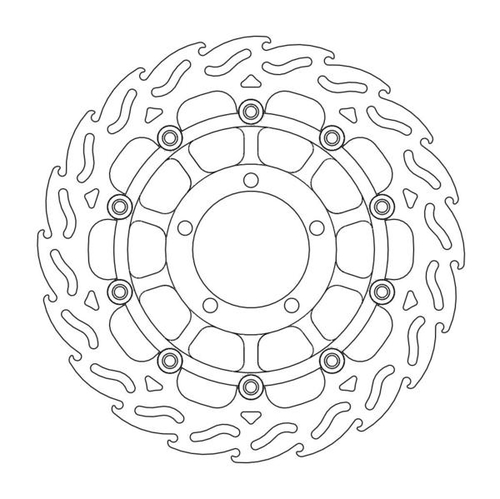 Front left floating Flame series