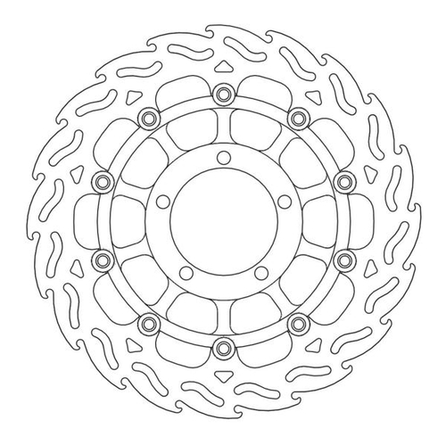 Front right floating Flame series