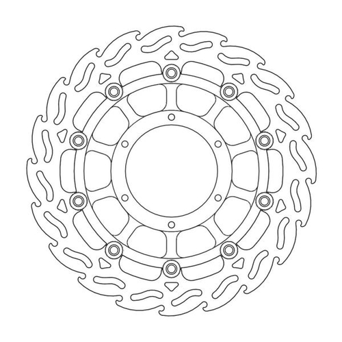 Front left floating Flame series