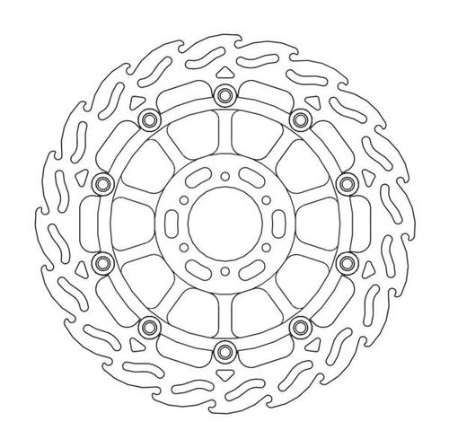 Front left floating Flame series
