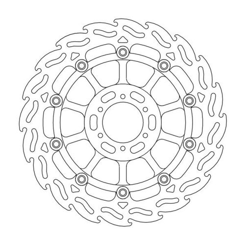 Front right floating Flame series