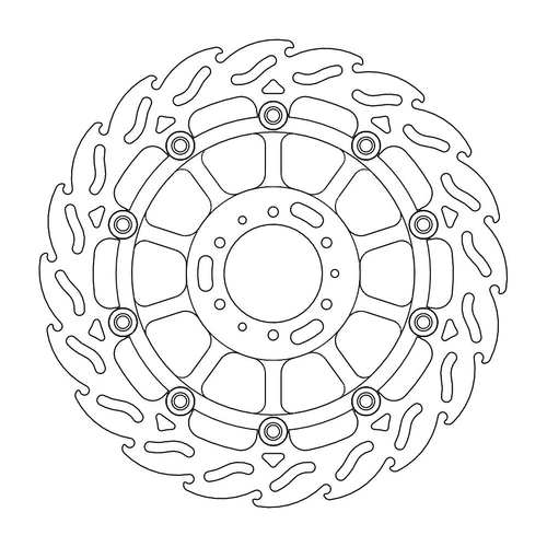 Front left floating Flame series