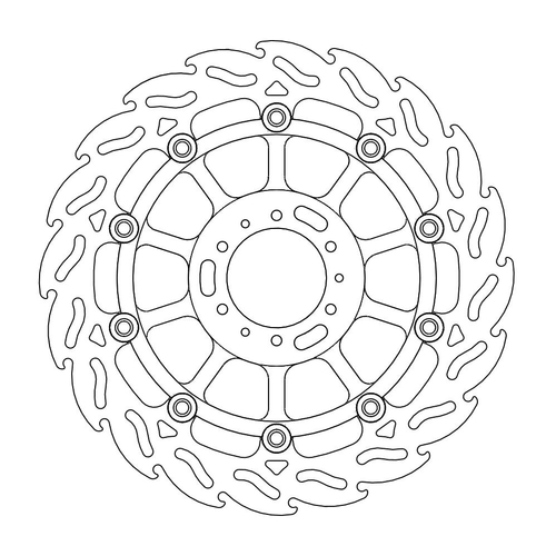 Front right floating Flame series