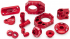 ZETA - BILLET KIT - ZE51-2032 BILLET KIT RED CRF25010> /F450 02>