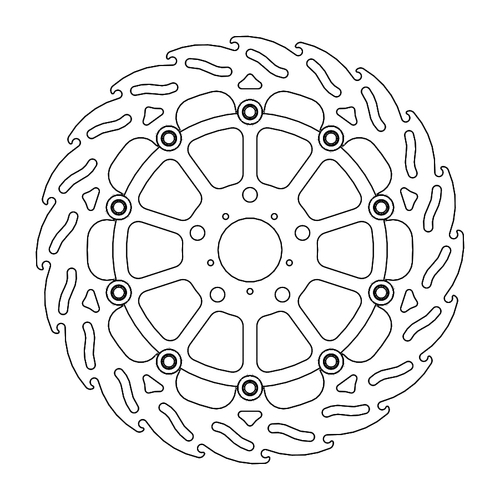 Front right floating Flame series