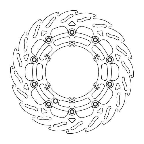 Front left floating Flame series