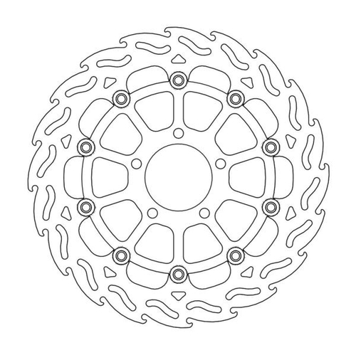 Front right floating Flame series