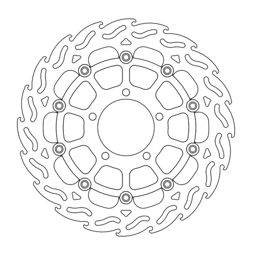 Front left floating Flame series