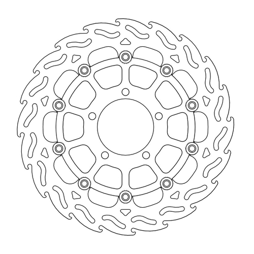 Front right floating Flame series