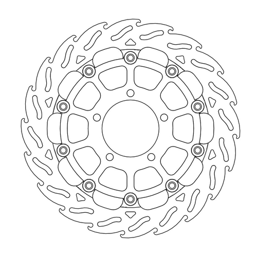 Front left Flame Racing series