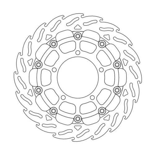 Front left Flame Racing series