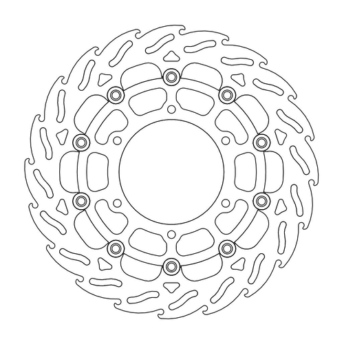 Front left floating Flame series