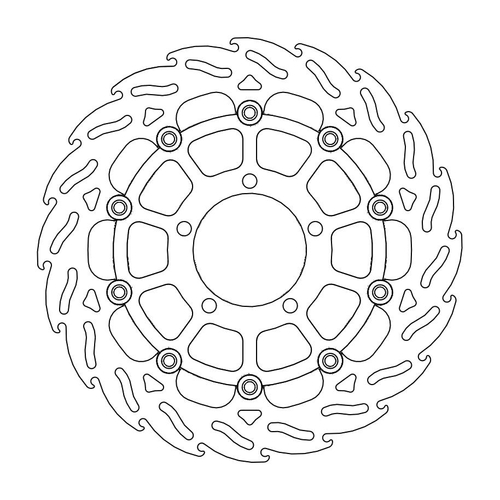Front right floating Flame series
