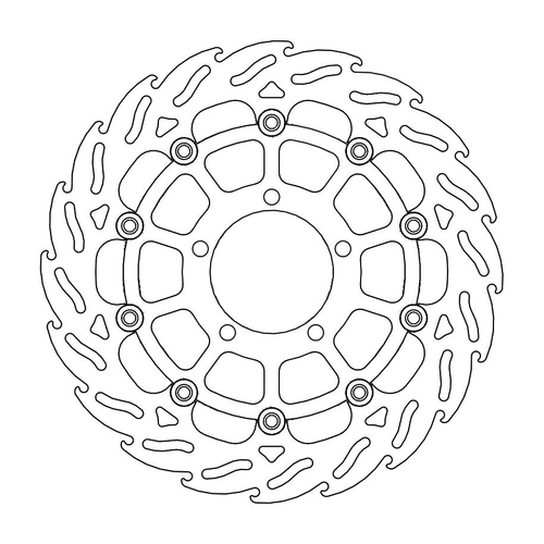 Front left floating Flame series