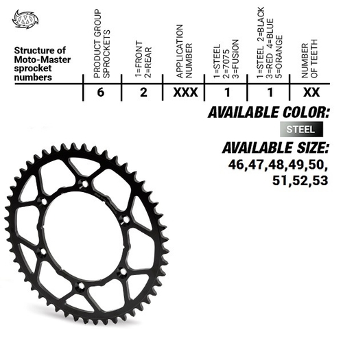 Rear Sprocket Steel
