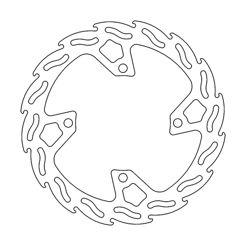 Rear 4.4mm Flame series