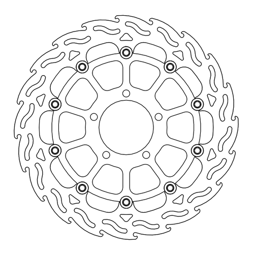 Front right floating Flame series