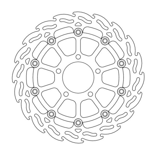 Front right floating Flame series
