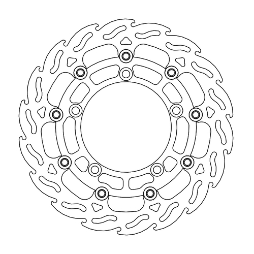 Front left floating Flame series