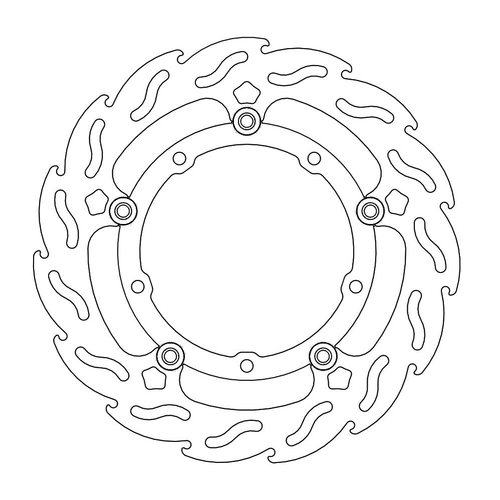 Front left floating Flame series